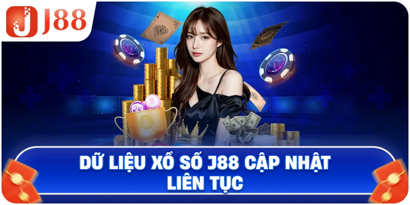 Dữ liệu xổ số J88 cập nhật liên tục